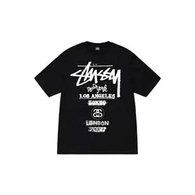 Stu mosquito coil print slim round neck short sleeve T-shirt（33 styles)-1873