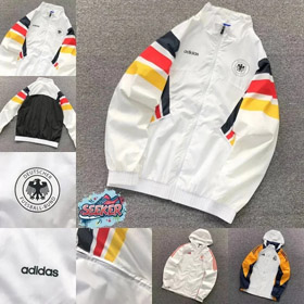 Adidas football-style long coat-4735